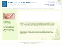 Tablet Screenshot of dunkirkdentalassociates.com
